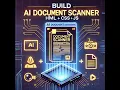 Build AI Document Scanner Text Converter HTML CSS JavaScript AI App