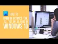 How to open or extract TAR GZ TGZ or GZ Files in Windows 11