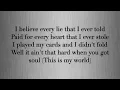 The Man - Aloe Blacc (Lyrics)
