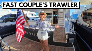 WORLD DEBUT! 🤯 2025 Grand Banks 62 Fast Trawler Yacht Tour