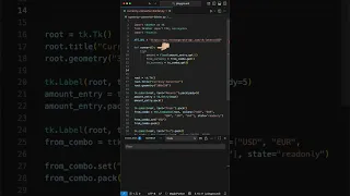 Simple Currency Converter App in Python