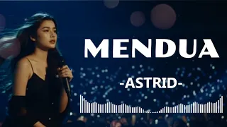 mendua astrid video lyric cover by shaka music