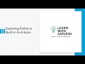 Exploring Python s Built in Functions