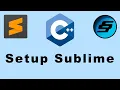 Setup Sublime Text For Compiling C - C Compiler Windows Mac Linux