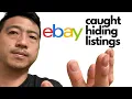 PROOF eBay Hides Listings - 7 Ways to Stop Them
