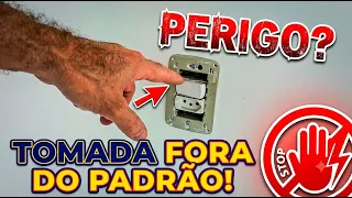 Esta fora do padrão esta tomada com interruptor