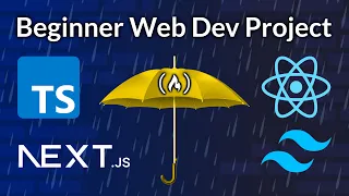 Beginner Web Dev Project Tutorial - Weather App with Next js Tailwind CSS and TypeScript