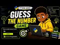 GUESS THE NUMBER GAME WRITE CODE IN PYTHON TO BUILD A GUESSING NUMBER GAME PROJECT 2