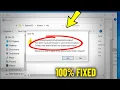 You don t have permission to save in this location contact administrator to obtain permission - Fix