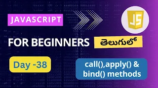 Call apply bind in JavaScript call and apply methods call and apply bind JavaScript tutorials
