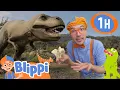 Download Lagu Blippi’s Dino Adventure! 🦖 Learn About Dinosaurs for Kids | Kids Songs | Moonbug Kids