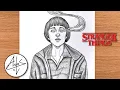 Download Lagu How To Draw Will From Stranger Things | Stranger Things Drawing Tutorial Easy