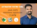 JAVA INHERITANCE EXPLAINED IN TAMIL