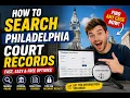 How to search Philadelphia court records