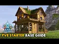 PVE All-in-One Starter Base Building Tutorial ARK Survival Ascended