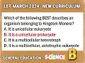 LET MARCH 2024-10 ITEMS DRILL GENERAL EDUCATION - SCIENCE