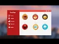 Modern Flat UI Desktop Application of Fast Food Restaurant in JavaFX using scene bulider
