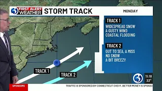 WEATHER First alert weather day tomorrow and watching Monday for snow