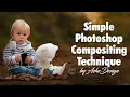 Simple Photoshop Compositing Technique Using Ashe Design Digital Backdrops