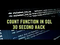 Count function in SQL How we count total rows in Table 1 mint Hack of SQL