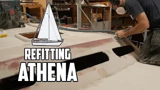 Sail Life – Fairing and fixing holes – DIY sailboat restoration