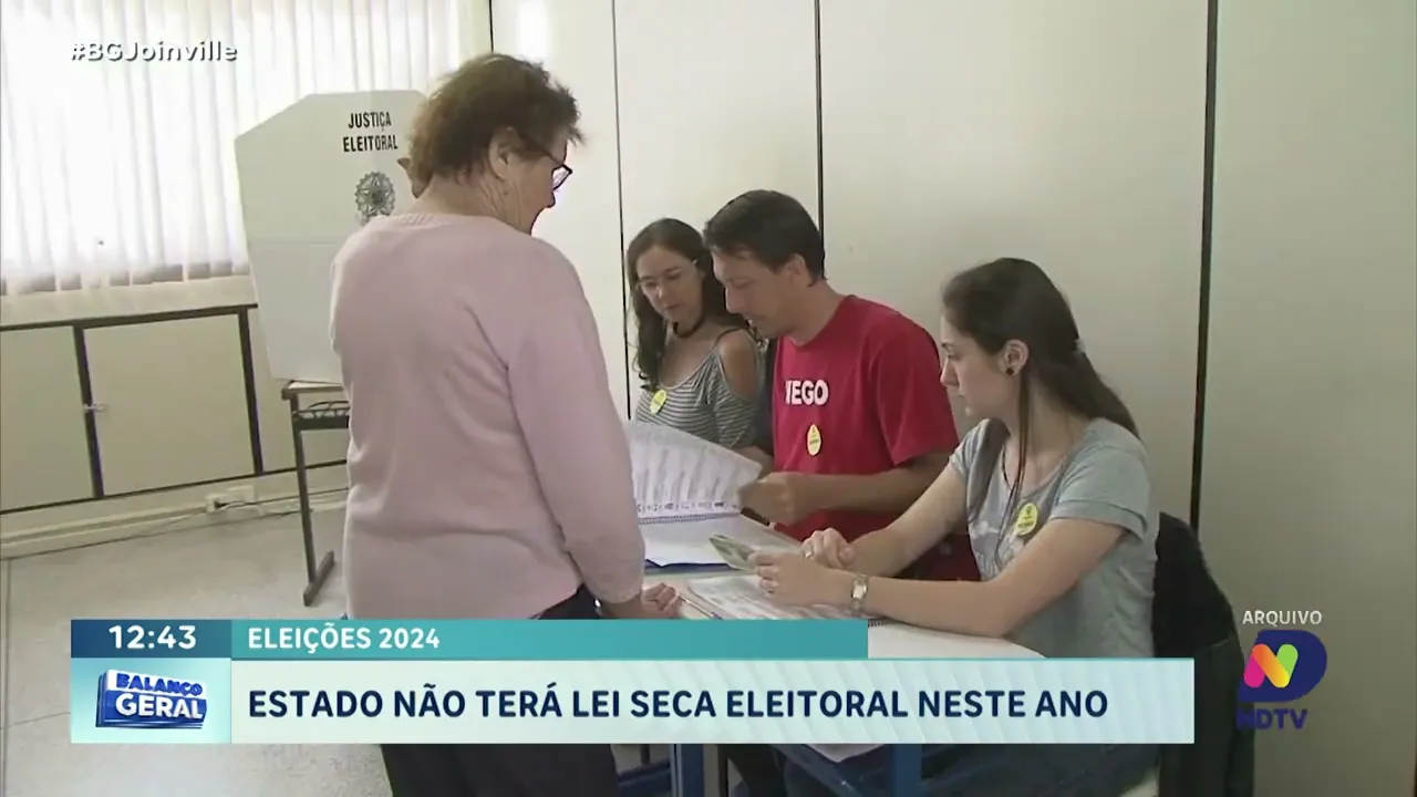 Eleições 2024: estado não terá Lei Seca eleitoral neste ano