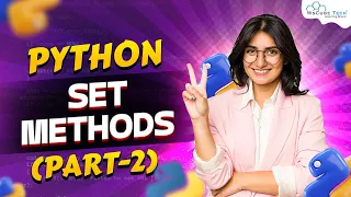 Sets In Python Part - 2 Python Tutorial