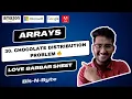 30 Chocolate distribution problem Arrays Very Easy Solution Love Babbar 450 DSA hindi