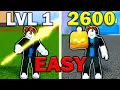 Noob To Max THE EASY WAY In Blox Fruits