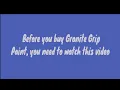 Granite Grip paint warning