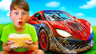 Kids Fix Superheroes Cars