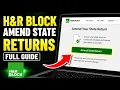 How to install H R Block for amending state returns accurately - Full Guide