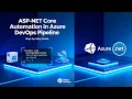 for ASP NET Core Azure DevOps Pipeline Windows VM 2025 Tutorial