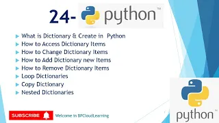 24 - Dictionary