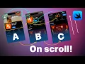 How to animate views as you scroll in SwiftUI