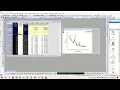 Baseline correction of XRD data plot or graph perform in Origin