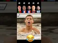 Ronaldo VS Fake Mbappe VS Benzema VS Fake Haaland VS Messi | Swimming Challenge |