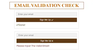 Email Validation Check in HTML CSS JavaScript Tutorial Coding Forward