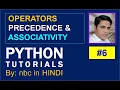 Python Operators with Examples Operator Precedence Associativity IN HINDI