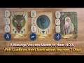 A Message You Are Mean't to Hear NOW👉🏼💌☄️✨With Guidance for the Week Ahead👉🏼🕰️Timeless Tarot Reading