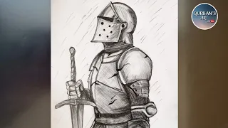 درس رسم فارس الممالك السبع   كيفية رسم فارس ومحارب ومقاتل خطوة بخطوة دندنها