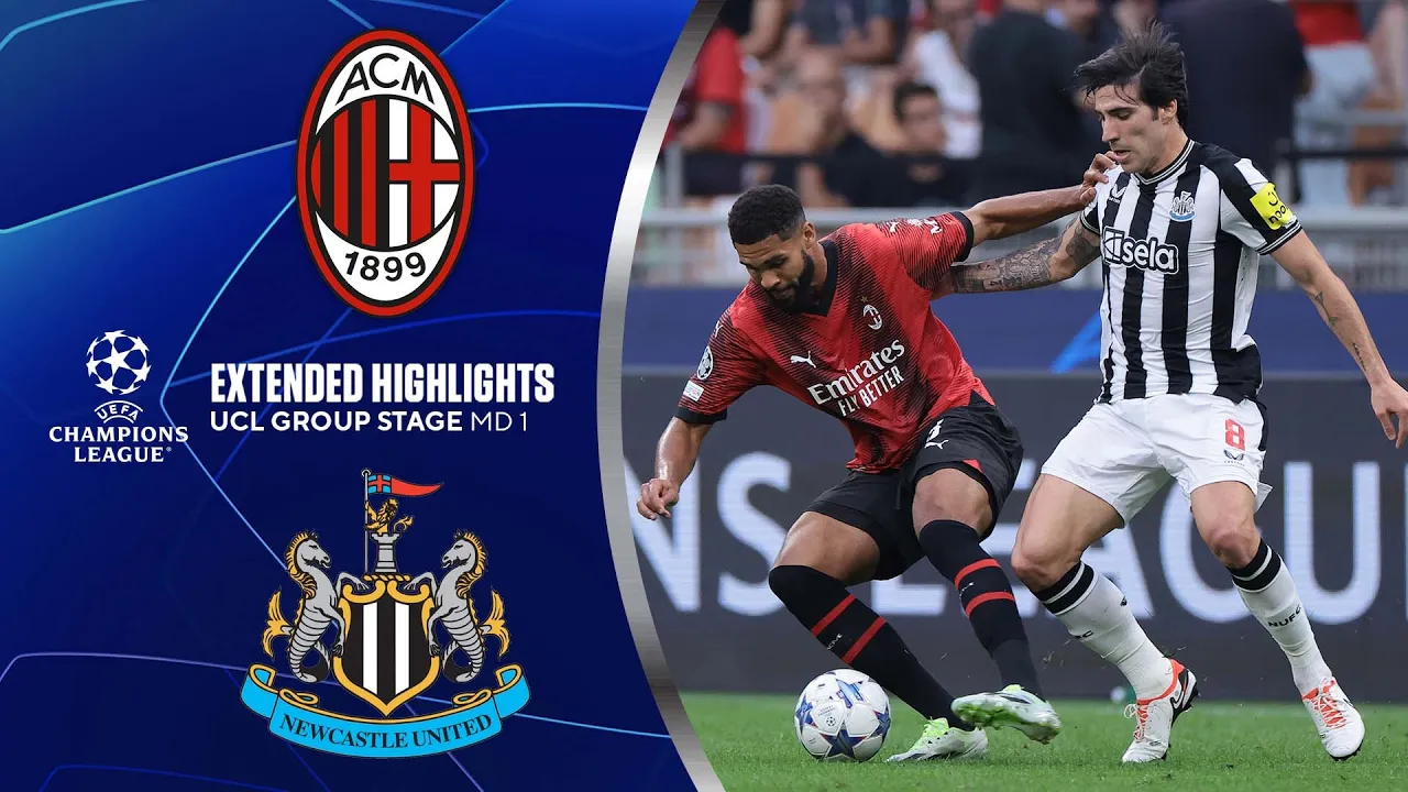 Milan vs. Newcastle: Extended Highlights | UCL Group Stage MD 1 | CBS Sports Golazo