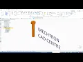 Solid Edge - How to Create Cosmetic Threads Physical Threads in 3D Part Hexagonal Bolt