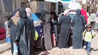 روتيني اليومي وانا بشتري الخضار من السوق كان نار النهارده 