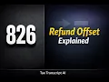 IRS Code 826 Your Client s Refund Was Offset Here s Where It Went