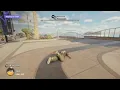 epic skater rolls on the ground