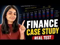 Real Finance Interview Test Solve This Finance Case Study Like an Analyst