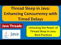 Unlocking the Power of Thread Sleep in Java Best Practices Thread sleep in java Java Threads