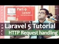 Laravel 5 Tutorial for Beginners HTTP Request Handling learn HTTP request methods Part-9