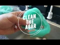 Agar cleaning